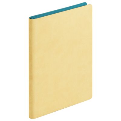 Ежедневник Latte NEW недатированный, бежевый/голубой-3