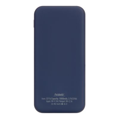 Внешний аккумулятор с подсветкой Люче (Luce) 10000 mAh, синий-5