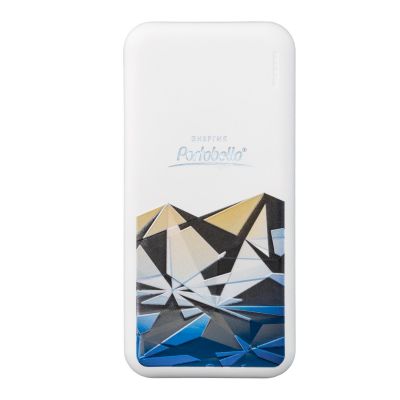 Внешний аккумулятор с подсветкой Люче (Luce) 10000 mAh, белый-6