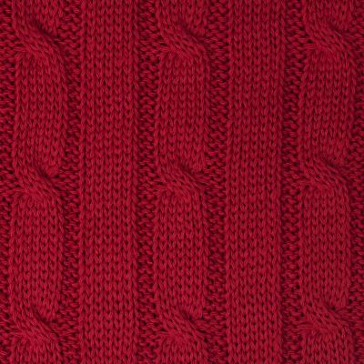 Плед Fado вязаный, красный (без подарочной коробки)-2