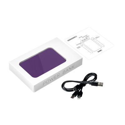 Внешний аккумулятор Elari 5000 mAh, фиолетовый-10