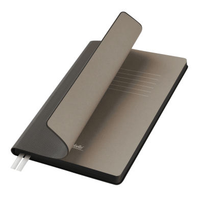 Ежедневник Рейн (Rain) недатированный, серый (без упаковки, без стикера)-0