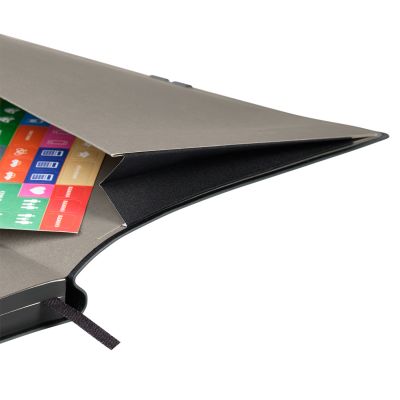 Ежедневник In Velour недатированный, черный-11