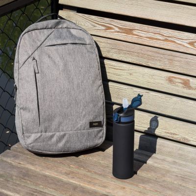 Бутылка для воды Флип (Flip), темно-зеленая-13