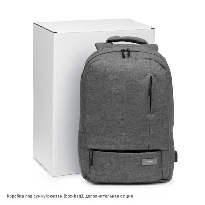 Рюкзак Migliores с USB разъемом, серый/бирюза-8