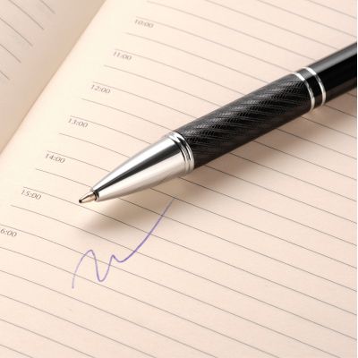 Шариковая ручка Crocus, черная-4