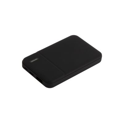 Внешний аккумулятор с подсветкой Skyline 5000 mAh, черный-0