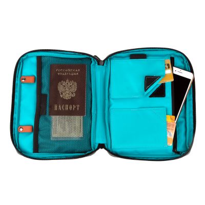 Дорожный несессер Migliores, серый/бирюза-5