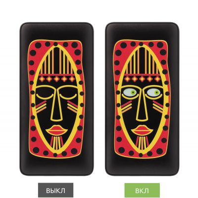 Внешний аккумулятор с цветной подсветкой Анкор Макс Плюс PD (Ancor PD Max Plus) 10000 mAh, черный-8