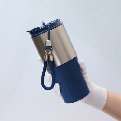 Термокружка вакуумная Авеню (Avenue), синяя-8