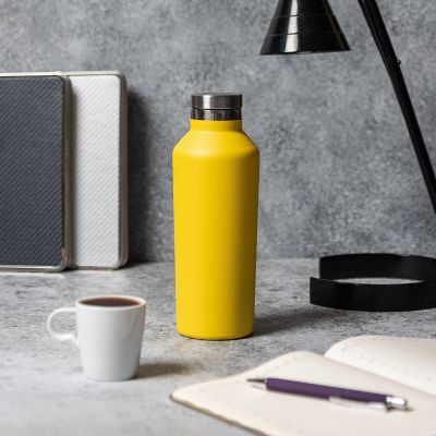Термобутылка вакуумная герметичная Asti, желтая-4