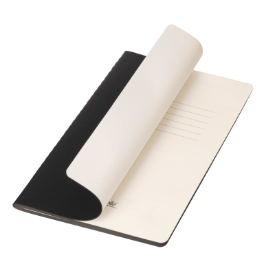 Блокнот Corsa slim, черный-0