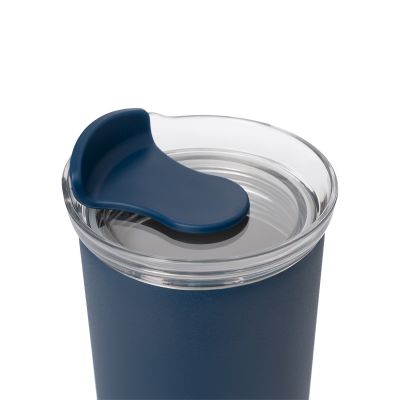 Термокружка вакуумная Страда (Strada), синяя-5