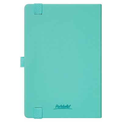 Ежедневник Alpha недатированный, бирюзовый/серый-4