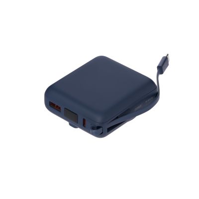 Внешний аккумулятор с подсветкой Риттер PD (Ritter PD) 10000mAh с функцией беспроводной зарядки 15W, синий-3