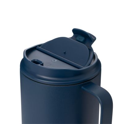 Термокружка вакуумная Aventura, синяя-6