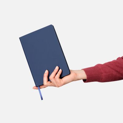 Ежедневник Latte soft touch недатированный, синий-10