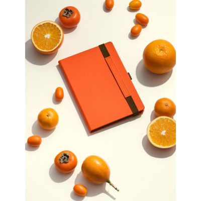 Ежедневник Marseille soft touch недатированный, оранжевый-6