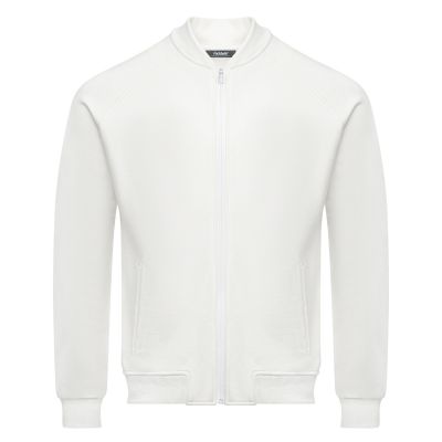 Толстовка на молнии, унисекс TORRES белая, размер M-6