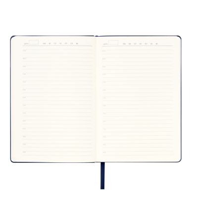 Ежедневник Spark недатированный, синий (с упаковкой, со стикерами)-9