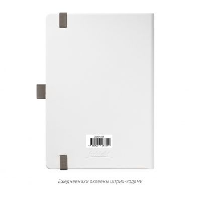 Ежедневник Arctic недатированный, белый/темно-серый-13