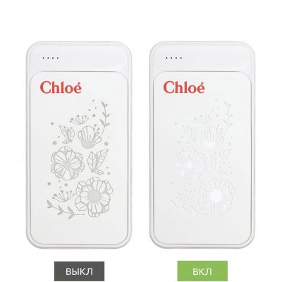 Внешний аккумулятор с подсветкой Starlight Plus PB 10000 mAh, белый-7