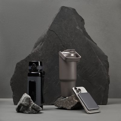 Термокружка вакуумная Montana, серая-13