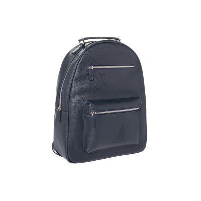 Рюкзак Gourji 39х15х30 кожа синий-1