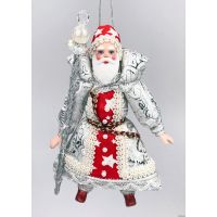 Дед Мороз елочная игрушка ручной работы