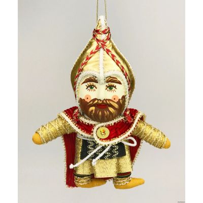 Богатырь елочная игрушка ручной работы-0