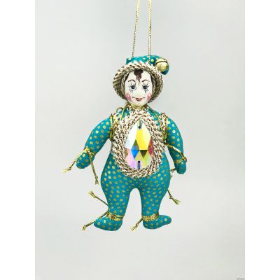 Гном Самоцвет елочная игрушка ручной работы-0