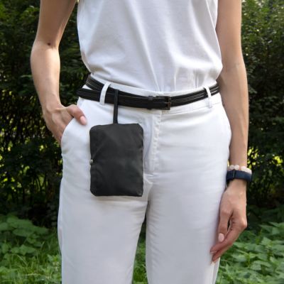 Панама BUCKET POCKET, черный, серый-4