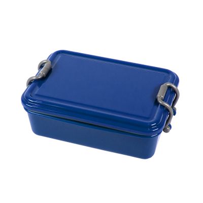 Ланч-бокс MEAL, пластик, 2 отделения, синий-0
