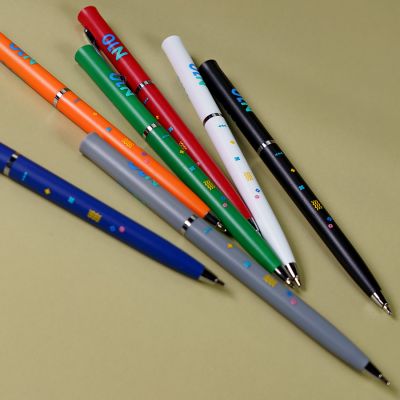 Ручка шариковая  N10, серый-3