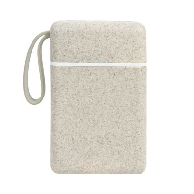 Универсальный аккумулятор WHEAT POWER 10, 10000 mAh, пластик с пшеничным волокном, натуральный-3