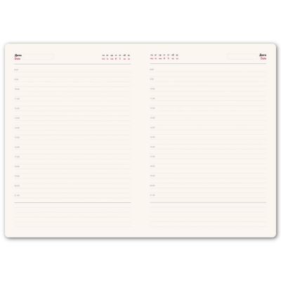 Ежедневник недатированный Montrose, формат А5, в линейку, черный-7