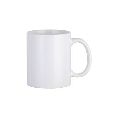 Кружка для сублимации, 330 мл, d=82 мм, стандарт А, белая, белый-0