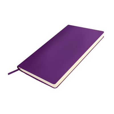 Бизнес-блокнот SMARTI, A5, фиолетовый, мягкая обложка, в клетку-3