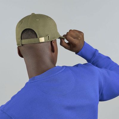 Бейсболка DAD HAT-S, 5 клиньев, металлическая застежка, бежевый-5