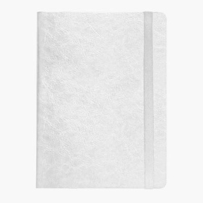 Ежедневник недатированный Boomer, А5,  белый, кремовый блок в линейку, без обреза-1