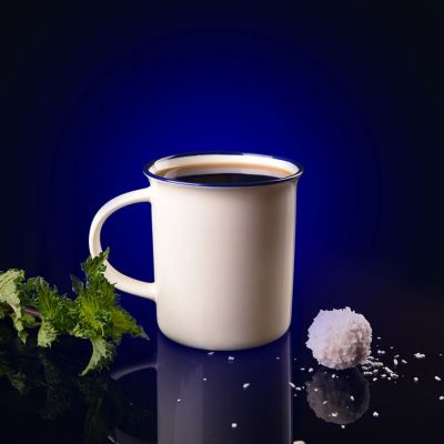 Кружка NOSTALGIE, белый, темно-синий-1