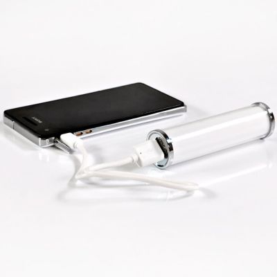 Универсальное зарядное устройство 'RollUp' (2200mAh), белый-5
