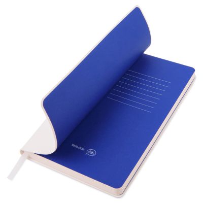 Набор подарочный ARTKITS: ежедневник, ручка, кружка с цветным дном, стружка, коробка, синий-4