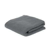 Плед PLAIN, 100х140 см,  флис 150 гр/м2; 100% полиэстер, серый
