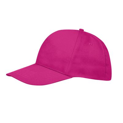 Бейсболка SUNNY, 5 клиньев, застежка на липучке, фуксия-0