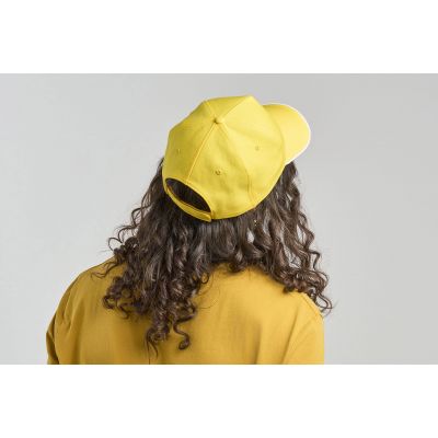 Бейсболка RECY FIVE PIPING, 5 клиньев, застежка-липучка, черный, белый-2