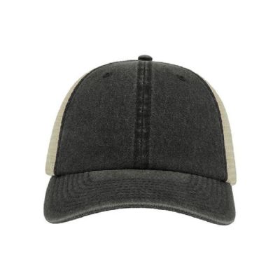 Бейсболка CASE, 6 клиньев, застежка на липучке, черный-3