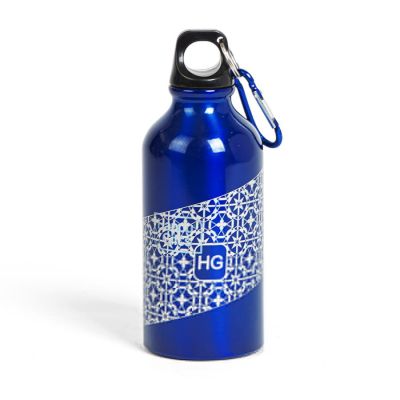 Бутылка для воды с карабином MENTO, 400мл, черный-5