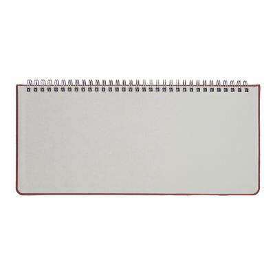 Планинг недатированный Bliss, размер 140х300 мм, в линейку, бордовый-3