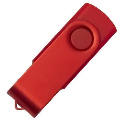 USB flash-карта DOT (16Гб), красный, 5,8х2х1,1см, пластик, металл-0